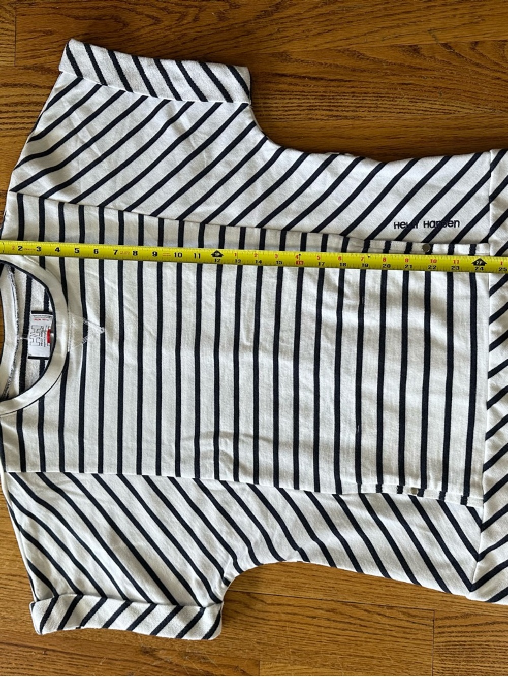 Helly Hansen White Navy Stripes Nautical Tunic Top - Picture 12 of 13